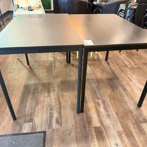 (2) 26 1/2" x 43 1/2" Metal Frame Tables (Standard Height 29 3/4")