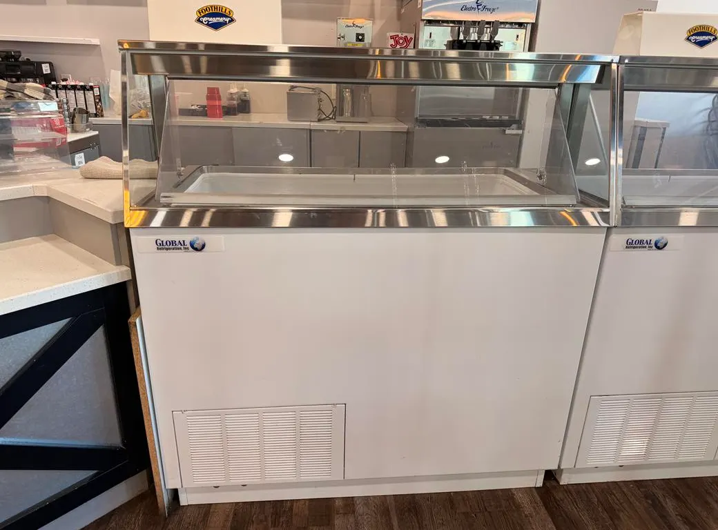 Global Refrigeration Inc. 8-Tub Ice Cream Freezer