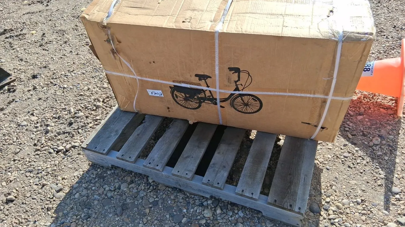 20" Black Tricycle (Unused)