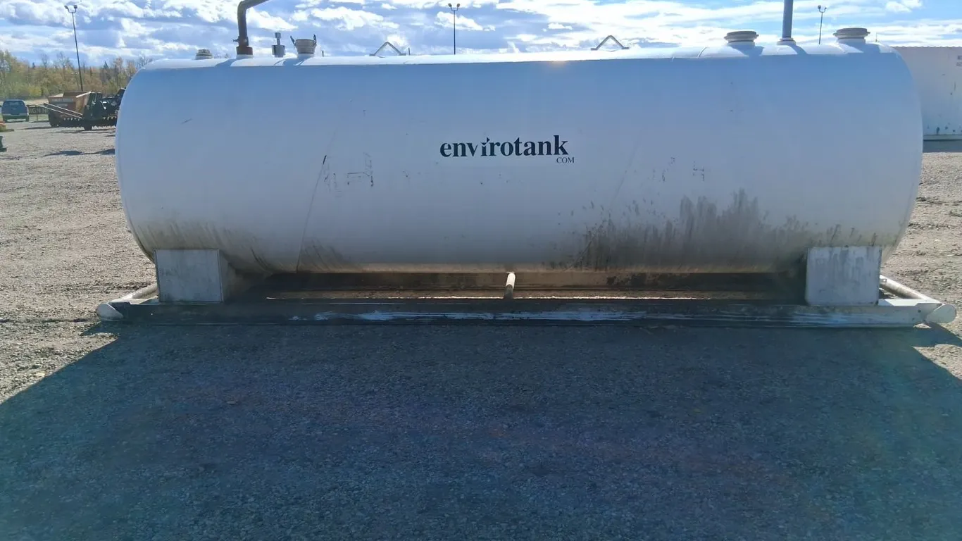Double Wall Used Oil Tank on Skid 9100L