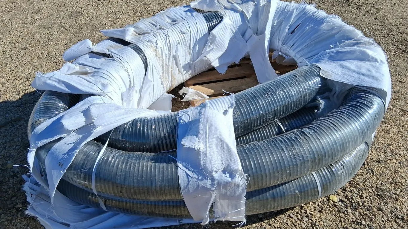 2- 25Ft Rolls of Grain Vac Hose (Unused)