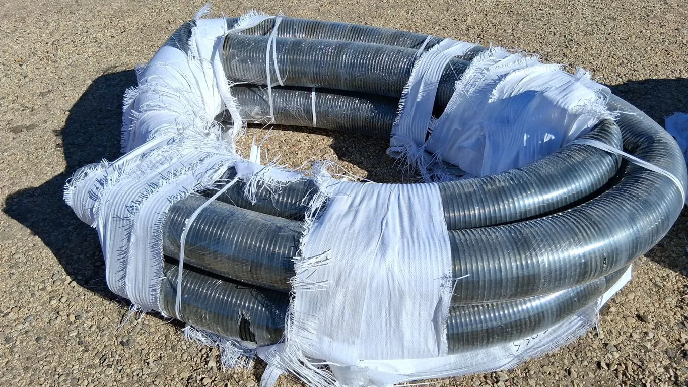 2- 25Ft Rolls of Grain Vac Hose (Unused)