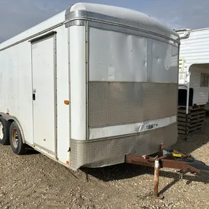 2007 H & H Enclosed 14' Trailer, White, *VIN 4J6TC14217B092000 (P10-R3-E-S2328)