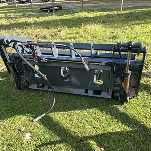 72" Hydraulic Root Rake Grapple Bucket Skid Steer Attachment