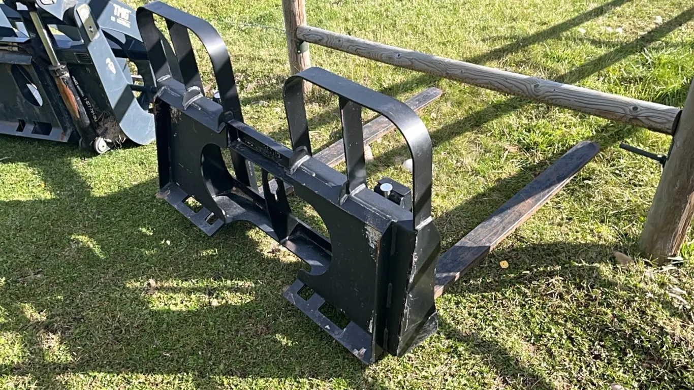 HLA 48" Pallet Forks Skid Steer Attachment