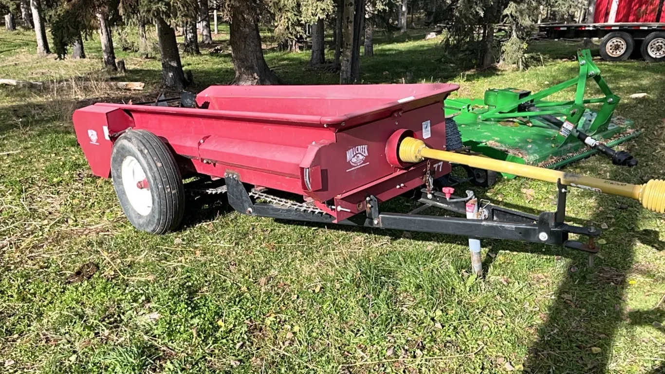 Millcreek 77 Single Axle PTO Manure Spreader