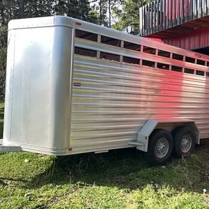 Featherlite 18' Tandem Axle Bumper Pull Stock Trailer VIN: 4FGA21623AC114288