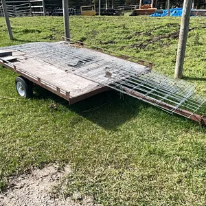 Single Axle 8'x6' Utility Trailer, No VIN