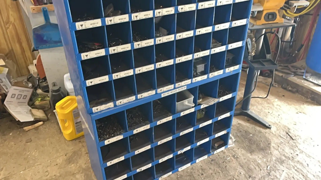 Stocked Bolt Bin