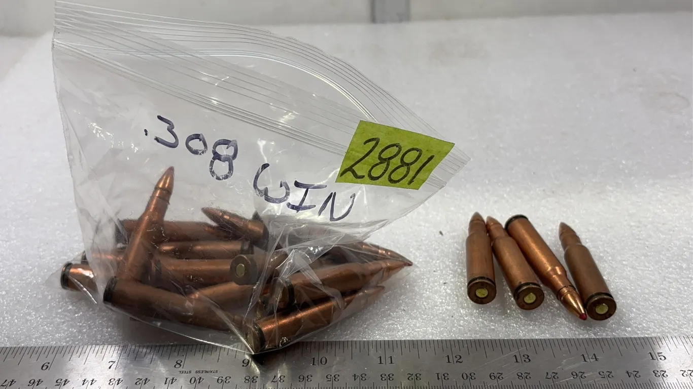Bag of .308 WIN Cal Rounds, Approx. 19 Rounds *Unreserved*