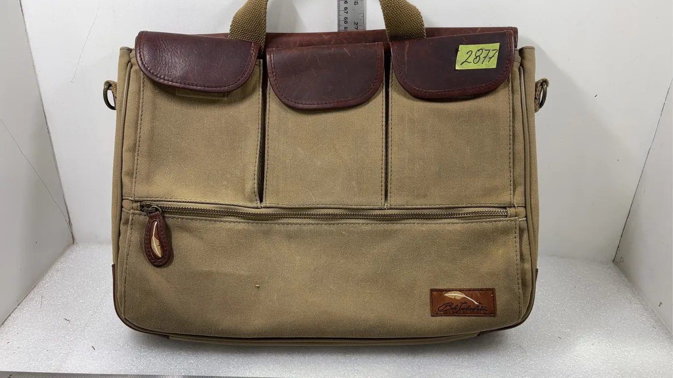 Bob Timberlake Canvas Computer Bag, Approx. 17"x12" *Unreserved*