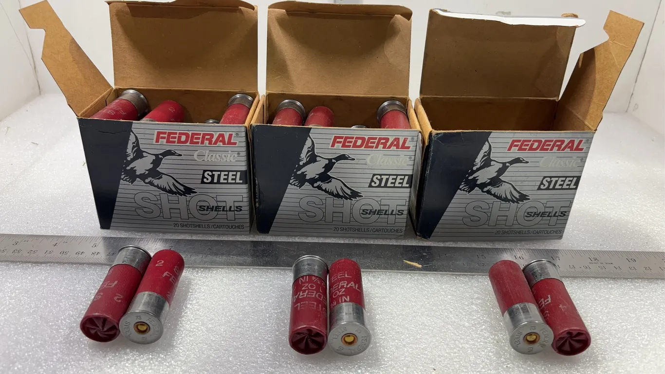 3- Boxes of Various Federal Classic Steel 12 Ga Shells *Unreserved*
