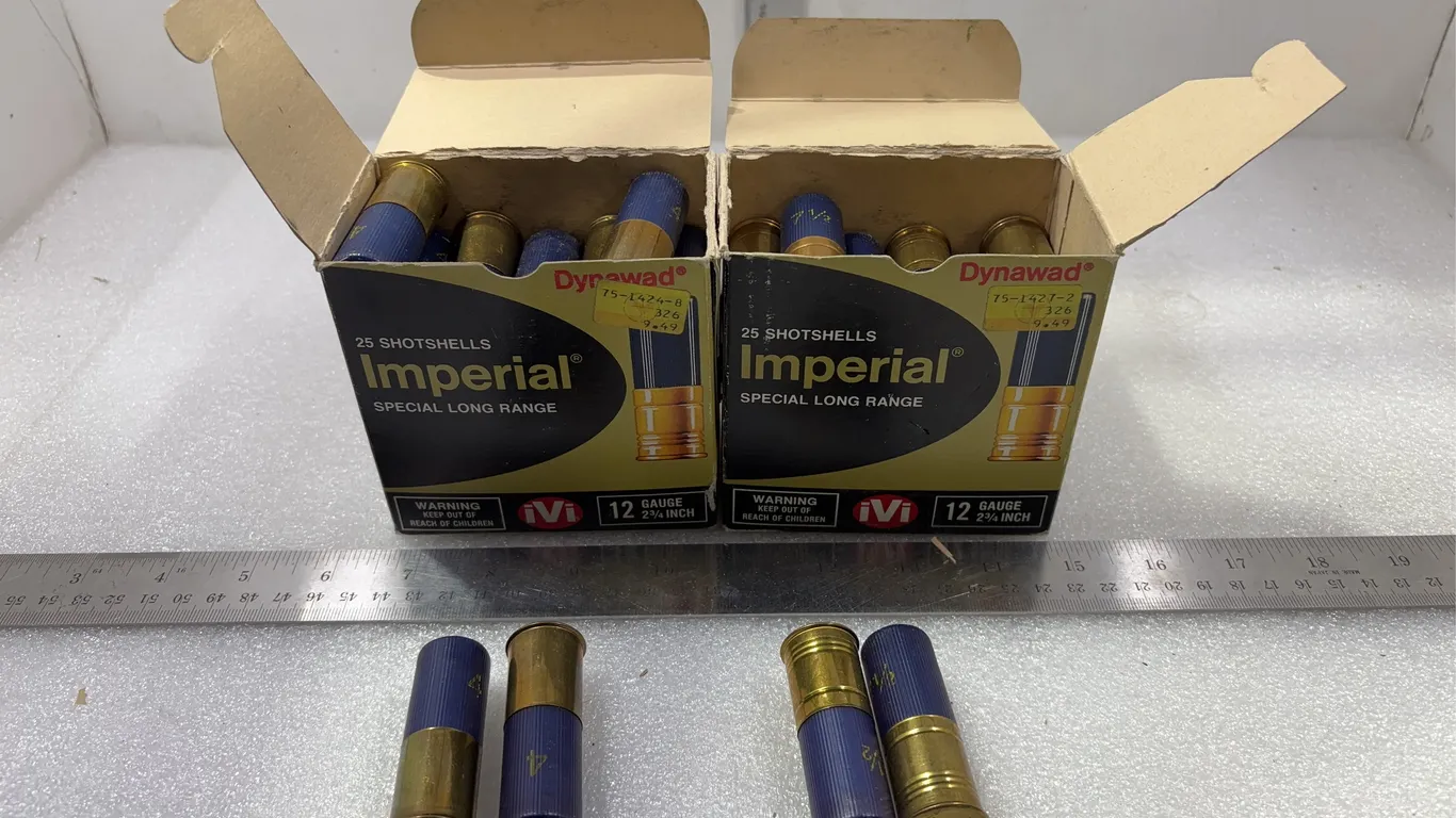 2 - Boxes of Various Imperial Special Long Range 12 Ga Shells *Unreserved*