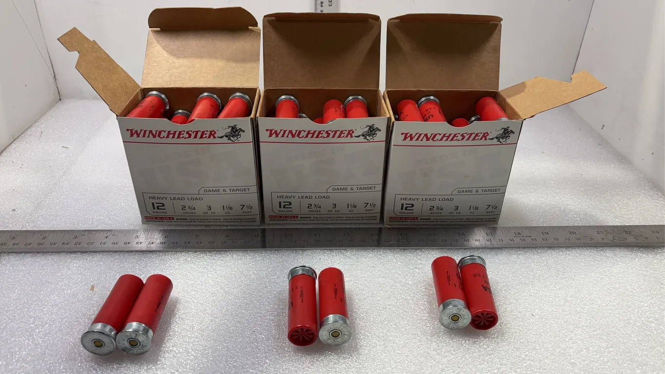 3 - Winchester Heavey Load 12 Ga Shells, Approx. 25 Shells Per Box *Unreserved*