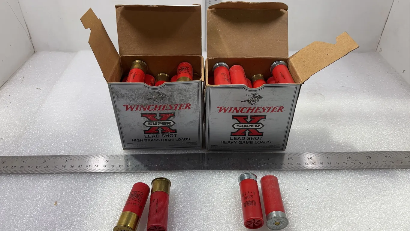 2 - Boxes of Various Winchester SuperX Lead Shot 12 Ga Shells *Unreserved*