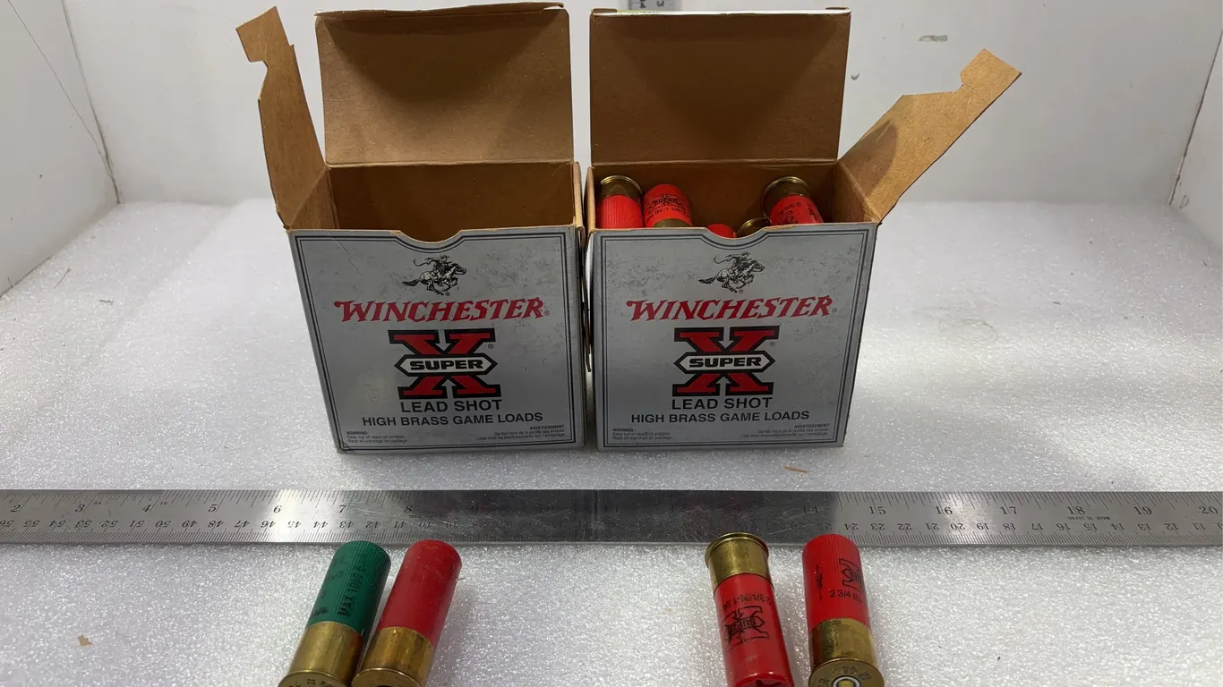 2 - Boxes of Various Winchester SuperX Lead Shot 12 Ga Shells *Unreserved*