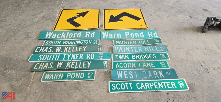 Various Street & Road Signs