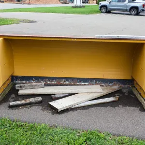 HLA 3500 Snow Pusher Attachment
