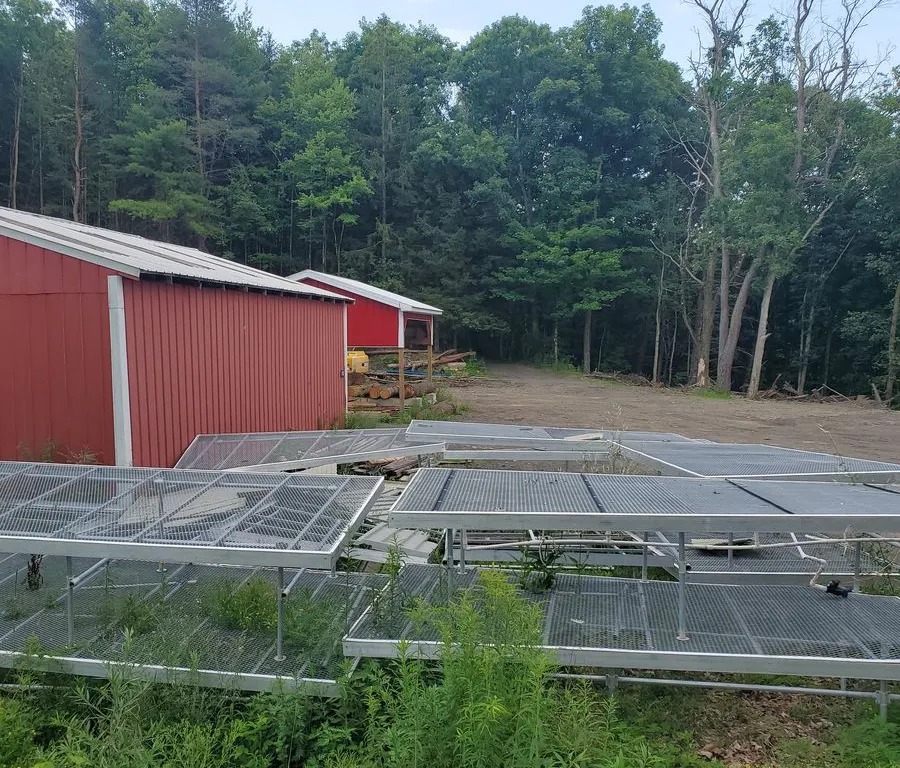 (10) Large Green House Tables