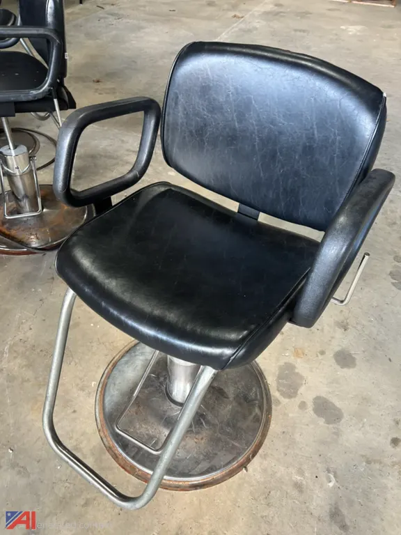 (7) Collins Heavy Duty Hydraulic Chairs