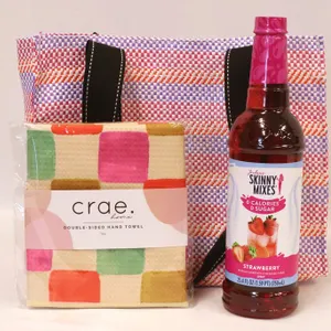 Skinny Mixer, Double Sided Hand Towel and Tote Bag