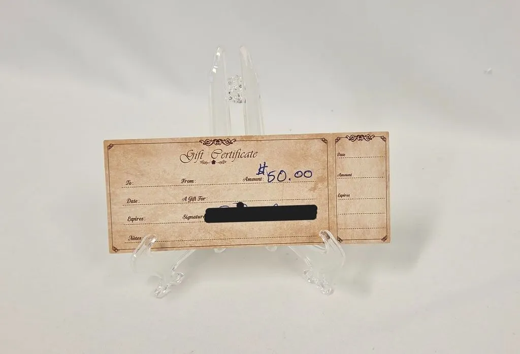 $50 gift card