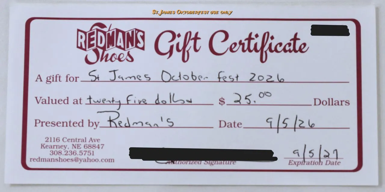 $25 Gift Card