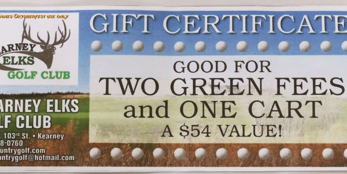 Two Green Fees with 1 Cart