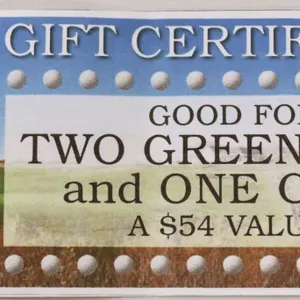 Two Green Fees with 1 Cart
