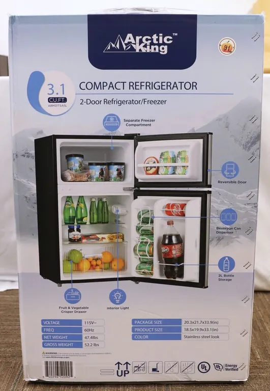 Mini fridge, magnets and $80 gift card to HyVee