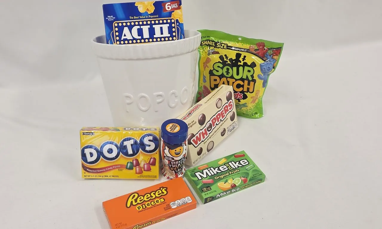 Movie Night Gift Basket