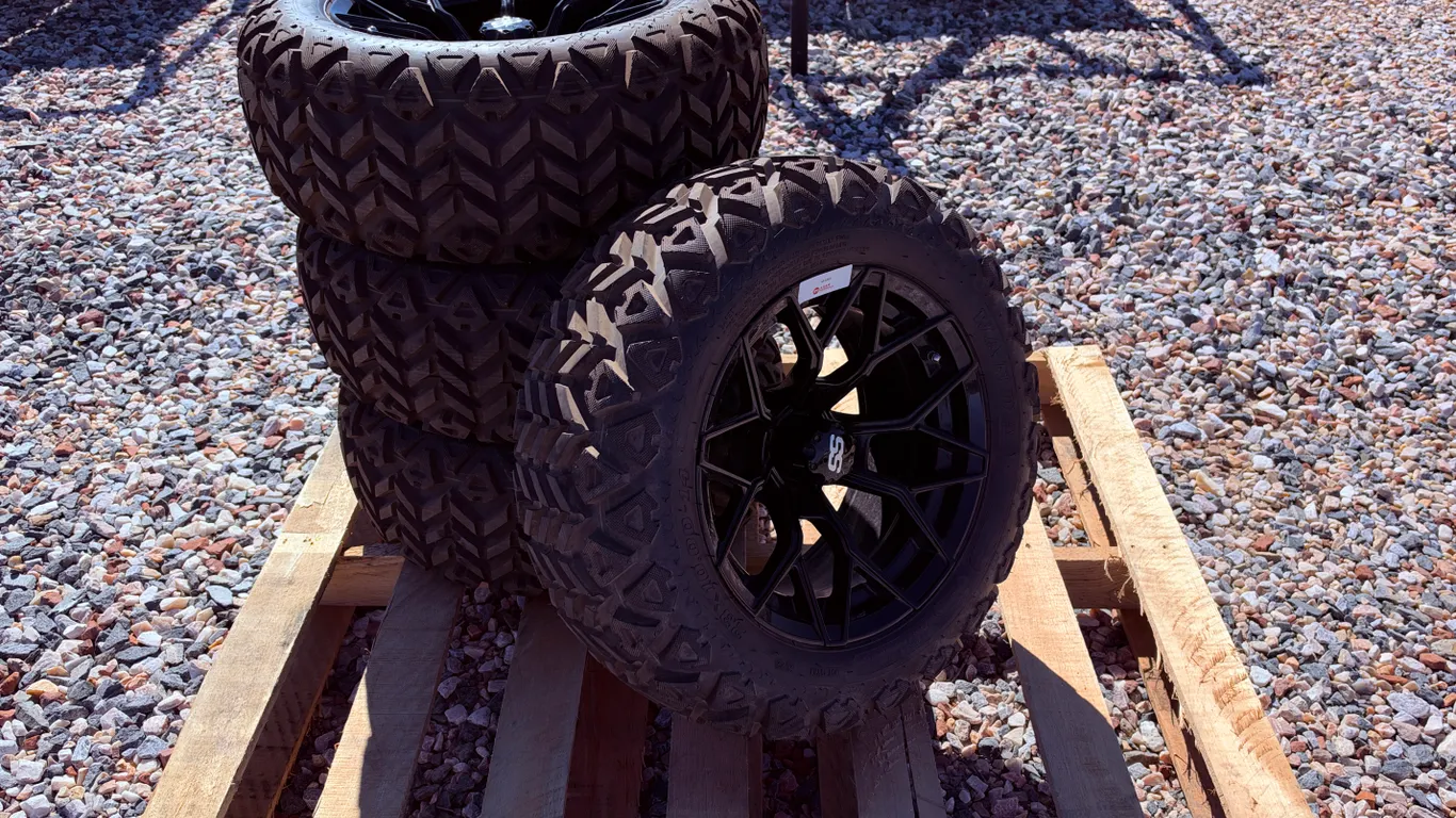 (4) New SS 14IN Rims w/32x10.00-14 AT Tires