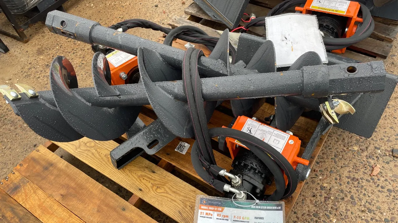 Mini Auger Drive & Bit - To Fit MINI Skidsteer Loader