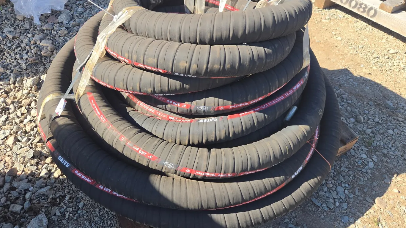 Approx. 50' Gates 3" Flexible Industrial Hose