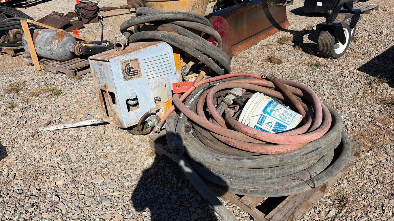 Allva Concrete Spraying Machine W/Misc. Hoses