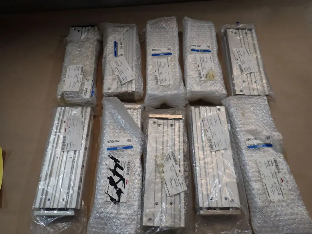 Lot of (10) SMC Guide Cylinders