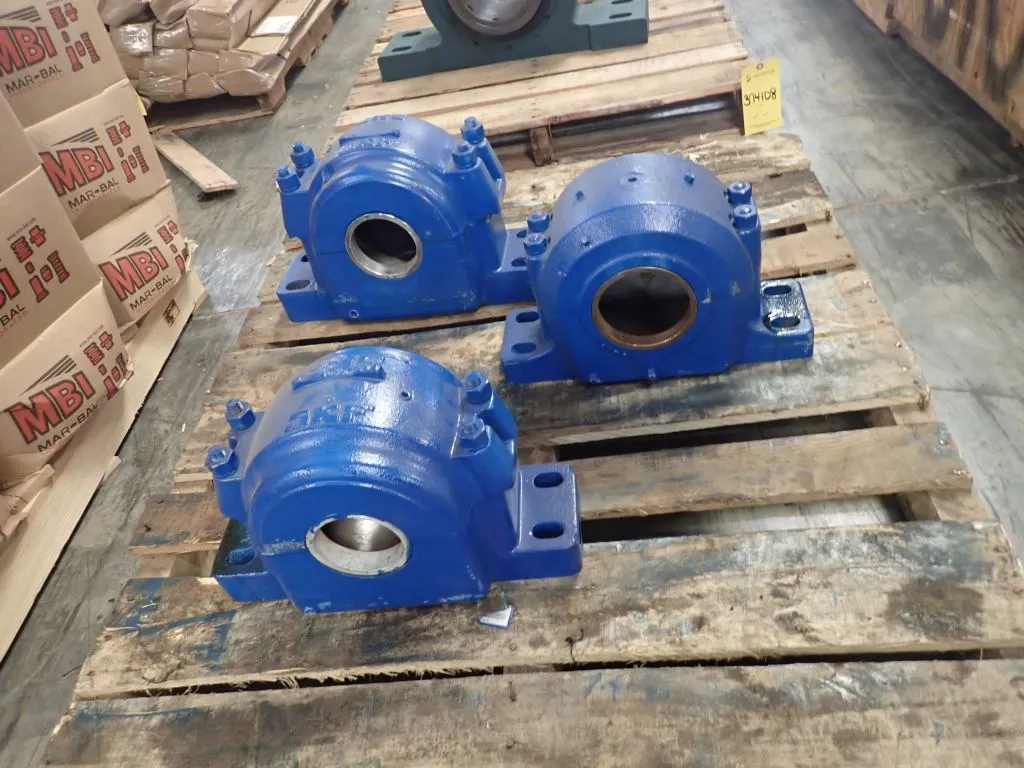 Lot of (3) Assorted Bearing Housings