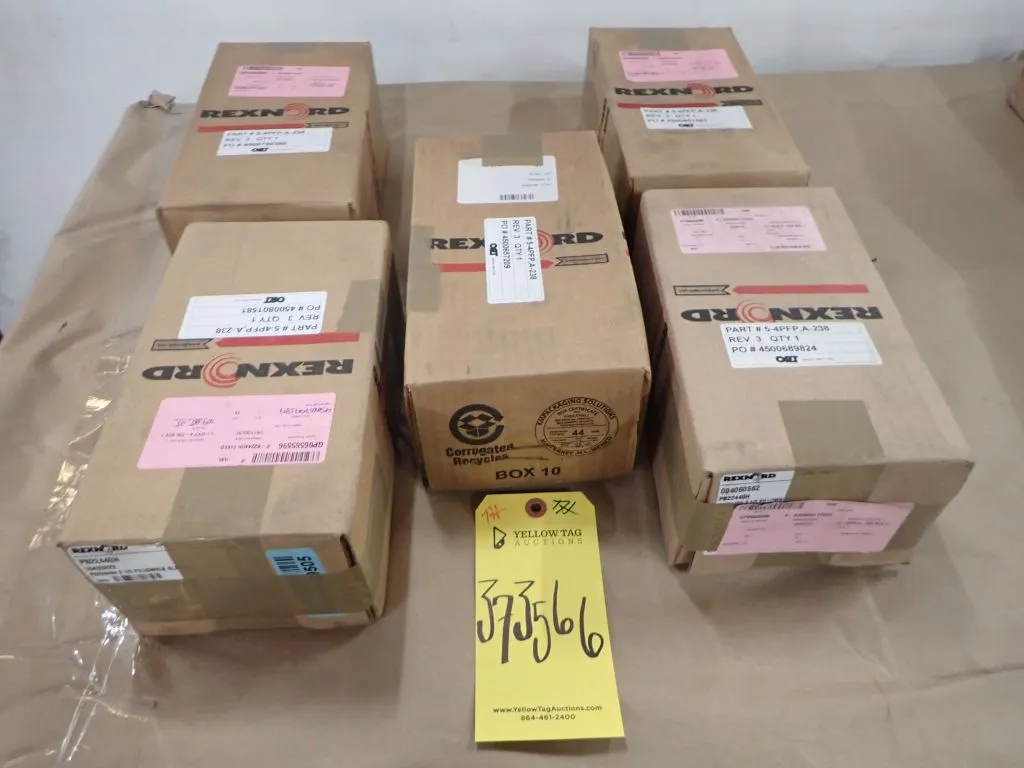 Lot of (5) Rexnord Pillow Block Bearings