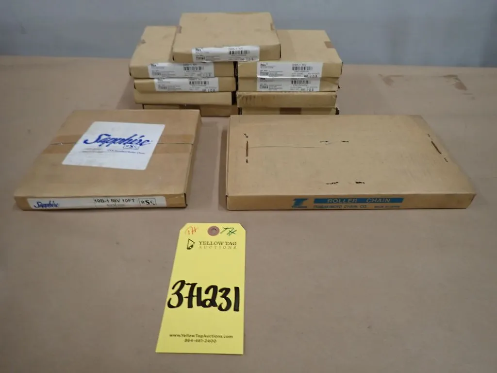 Lot of (11) Assorted Roller Chains