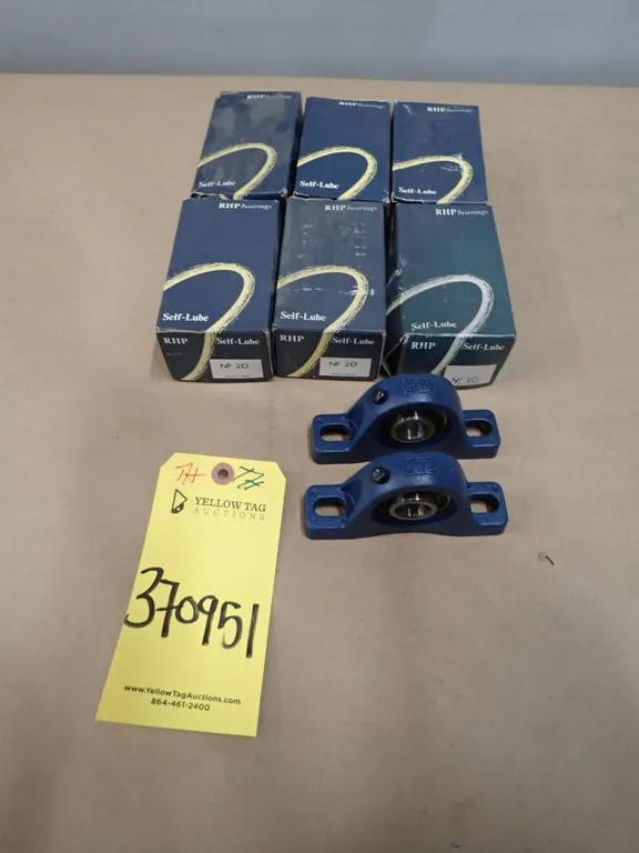 Lot of (8) RHP Pillow Block Bearings
