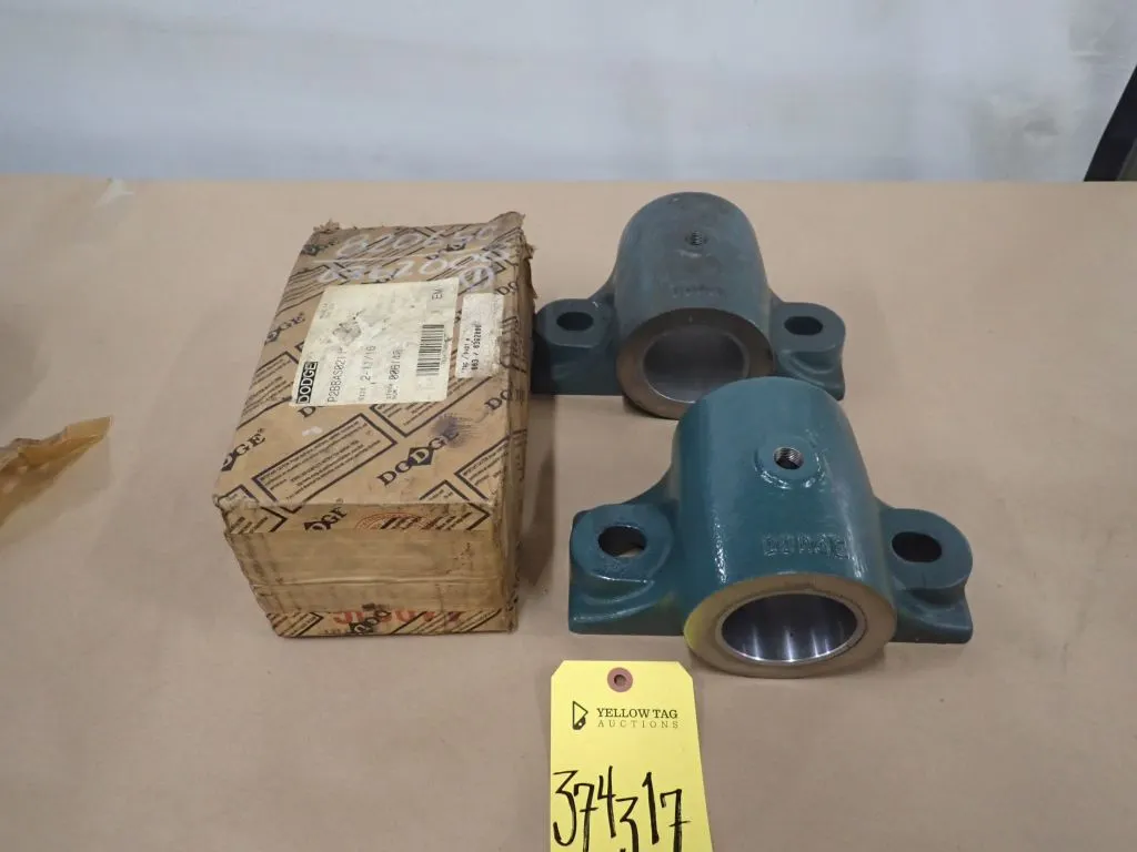 Lot of (2) Dodge Pillow Block Bearings
