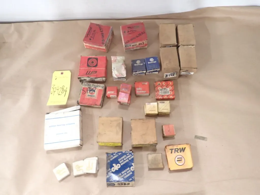 Lot of (34) Assorted Bearings