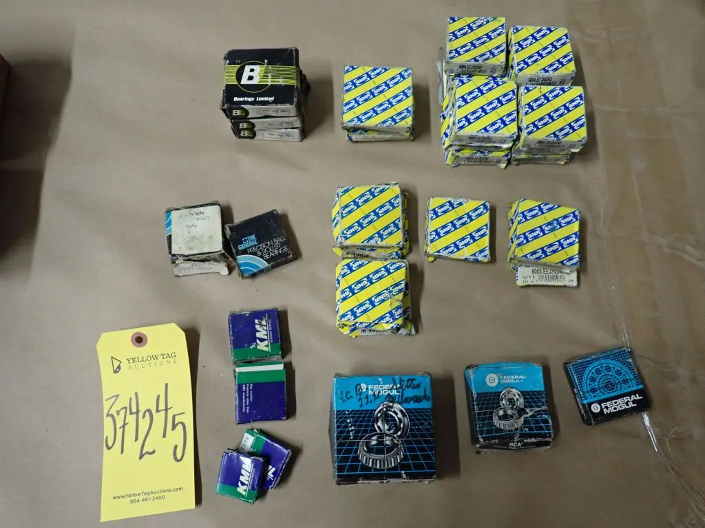Lot of (34) Assorted Bearings