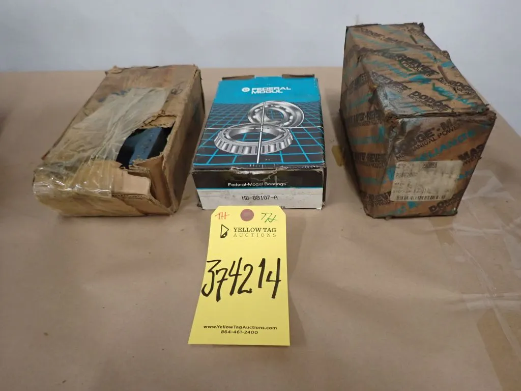 Lot of (3) Assorted Bearing Housings