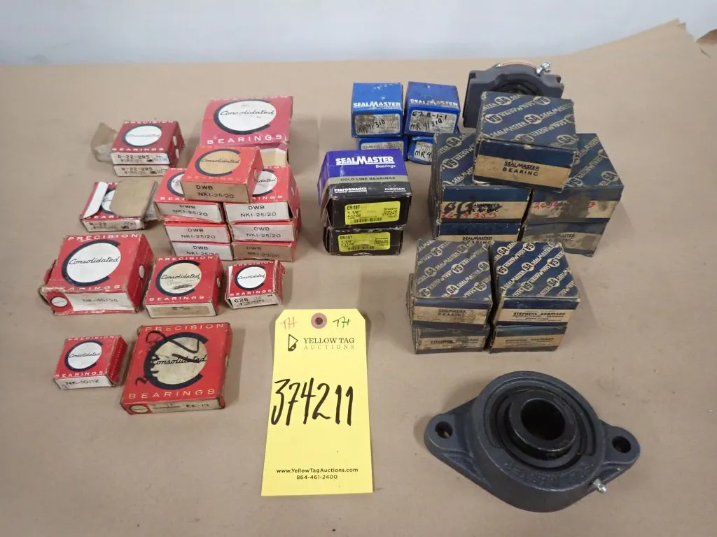 Lot of (33) Assorted Bearings