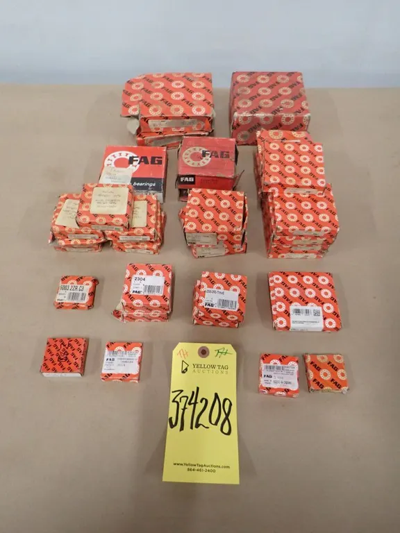 Lot of (34) FAG Bearings