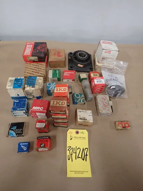 Lot of (252) Assorted Bearings