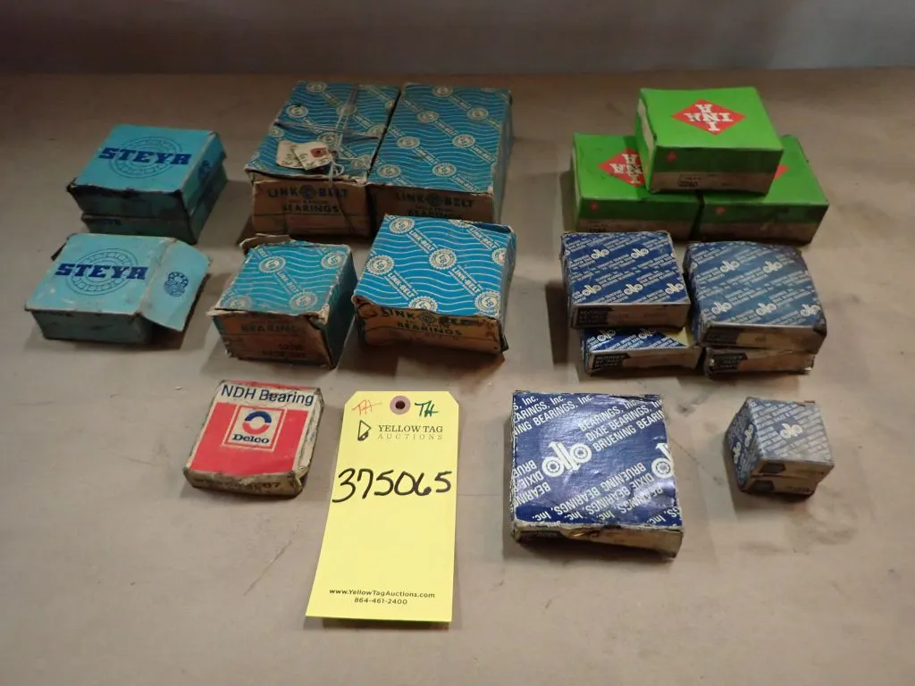 Lot of (18) Assorted Bearings