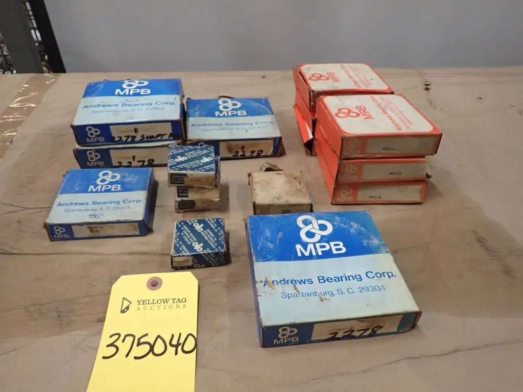 Lot of (15) MPB Andrews Bearings