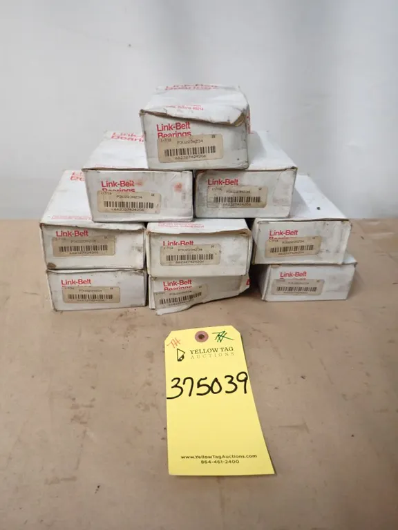 Lot of (9) Link-Belt Bearings